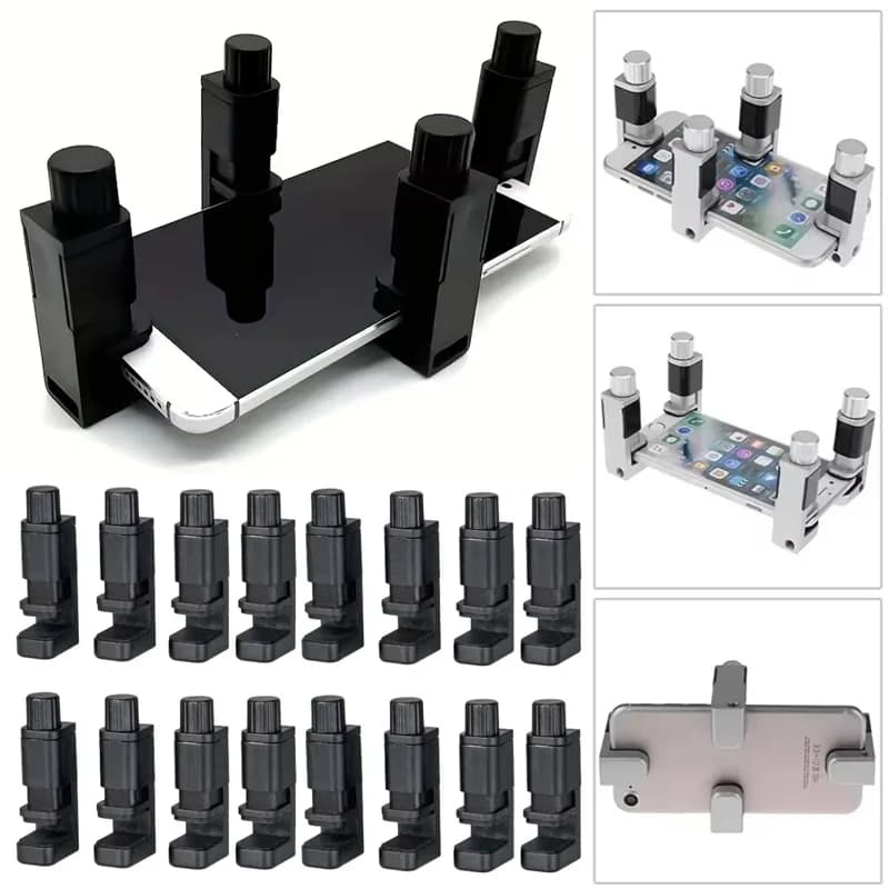 4/16Pcs Universal Screen Clip Fixture Tools Phone Screen Repair Kit Mobile Phone Repair Support Maintenance Tool Pack Alloy Clip