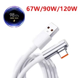 120W 6A Super Fast Charge USB Cable for Xiaomi 17 15 14 Pro Redmi Note 12T 13 POCO X6 Pro F7 67W 90W USB-C Charger Line Type C