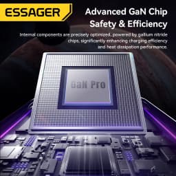 Essager 33W GaN USB Type C Charger Portable PD Fast Charging for iPhone 17/16/15/14 pro Max iPad Xiaomi Samsung S25 RGB