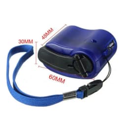 Portable Hand-Cranked Emergency Charger Manual Dynamo Power Generator USB Output Mini Survival Power Supply For Camping Hiking
