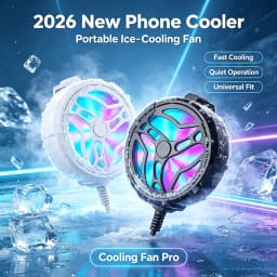 2026 TOP NEW EST USB Air-cooled Mobile Phones Radiator Back Clip General Small Fan Gift Suitable for All Mobile Phones