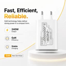 240W GaN Mechanical Multi‑Port Fast Charging USB Travel Adapter EU US Plug for Phone & Laptop Different Digital Gadgets