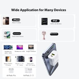 UYUXIO 30W USB C Wall Charger US EU Plug PD Super Fast Charger Power Adapter for Samsung Galaxy iPhone 17 16 15 14 Pro Max