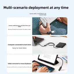 UGREEN Type C To USB3.2 Cable OTG Adapter Universal For APPLE 17 Mobile Phone Tablet Notebook USB C Converter U-disk Car Braided