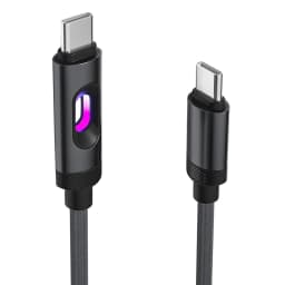 240W LED USBC To Type C To USBC Cable For iPhone 15 16 17 Series PD Fast Charging USB C Data Cord For Xiaomi OPPO Samsung