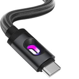 240W LED USBC To Type C To USBC Cable For iPhone 15 16 17 Series PD Fast Charging USB C Data Cord For Xiaomi OPPO Samsung