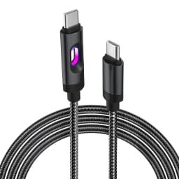 240W LED USBC To Type C To USBC Cable For iPhone 15 16 17 Series PD Fast Charging USB C Data Cord For Xiaomi OPPO Samsung