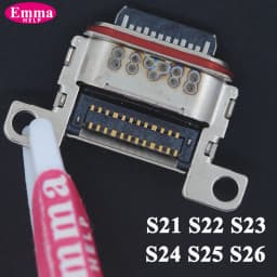 10pcs Micro USB Connector Mobile Charging Port For Samsung S21 S22 S23 S24 S26 Ultra S25 Plus A33 A34 A35 A52 A53 A54 A55 A56