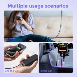 USB C to USB C Cable 240W Fast Charging Type C Charger Cord Braided USBC Cable for iPhone 17 Samsung S25 Laptop MacBook Switch