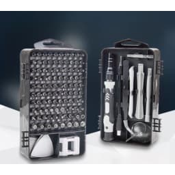 Best-selling screwdriver kit - 115-piece set of heads, tool set, multi-functional screwdriver, precision screwdriver set