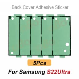 5Pcs Back Cover Adhesive Waterproof Seal Sticker for Samsung S20 S21 FE S22 Plus Ultra Series Rear Housing Glue Repair Sticker