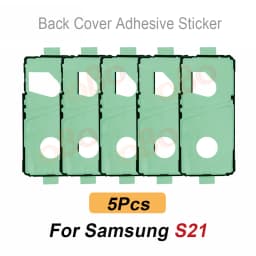 5Pcs Back Cover Adhesive Waterproof Seal Sticker for Samsung S20 S21 FE S22 Plus Ultra Series Rear Housing Glue Repair Sticker