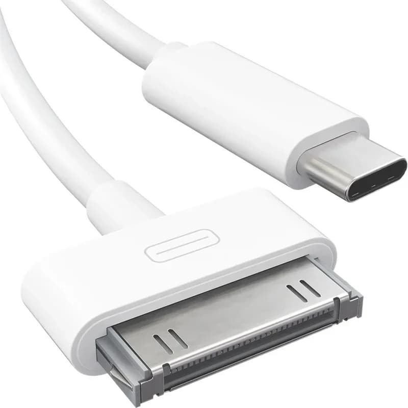 30Pin To USB C Adapter Charging Data Cable For IPhone 4 4S 3GS IPad 3 2 1 IPod USBC Type C To 30Pin Charger Cord Accessories 1M