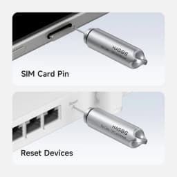 Hagibis Box Cutter SIM Card Tray Removal Tool Eject Pin Portable Keychain Box Opener Reset Tools Package Opener Serrated Blade