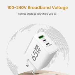 Fast Charging 65W USB-C Charger Charger PD Quick Charge 3.0 Wall For Phone Adapter For iPhone 16 Xiaomi POCO Samsung Oneplus