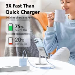 Original 35W Fast Charger Type C Data Cable For iPhone 11 12 13 14 15 16 17 Pro Max Wall Plug Charger Adapter Phone Accessories