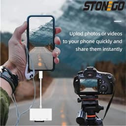 High-Speed USB3.0 3-in-1 Card Reader Adapter Multifunctional FlashCard Reader for PC/Laptop with USB/Type-C SD/TF Memory Card Sl