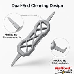 Rafford Portable Charging Port Cleaner, Dual-End USB C Phone Dust Remover Tool for USB-A USB-B USB-C