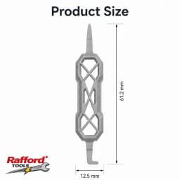 Rafford Portable Charging Port Cleaner, Dual-End USB C Phone Dust Remover Tool for USB-A USB-B USB-C