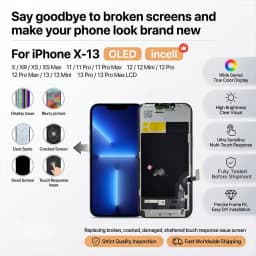 OLED For iPhone X XR XS Max LCD Incell For iPhone 11 12 13 Pro Max 13 Mini 14 OLED LCD Display Screen Digitizer Assembly Repair