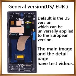 6.8' 120Hz AMOLED For Samsung Galaxy Pantall S23 Ultra LCD with Frame S921B S918U Display Assembly Touch Screen Digitizer