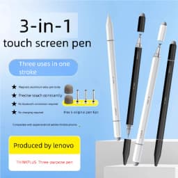 Lenovo Universal Three Pen Tips Stylus For Android IOS Capacitive Screen For IPad Apple Pencil Huawei Xiaomi Samsung Tablet Pen
