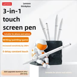 Lenovo Universal Three Pen Tips Stylus For Android IOS Capacitive Screen For IPad Apple Pencil Huawei Xiaomi Samsung Tablet Pen