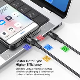 NNBILI 100W Type C to USB C Cable PD 3.0 Quick Charge 4.0 Fast Charging Type C to Type C for iPhone 17 16 Macbook Samsung Xiaomi