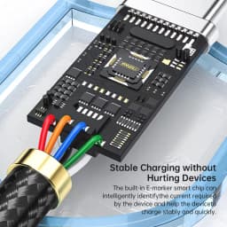 NNBILI 100W Type C to USB C Cable PD 3.0 Quick Charge 4.0 Fast Charging Type C to Type C for iPhone 17 16 Macbook Samsung Xiaomi