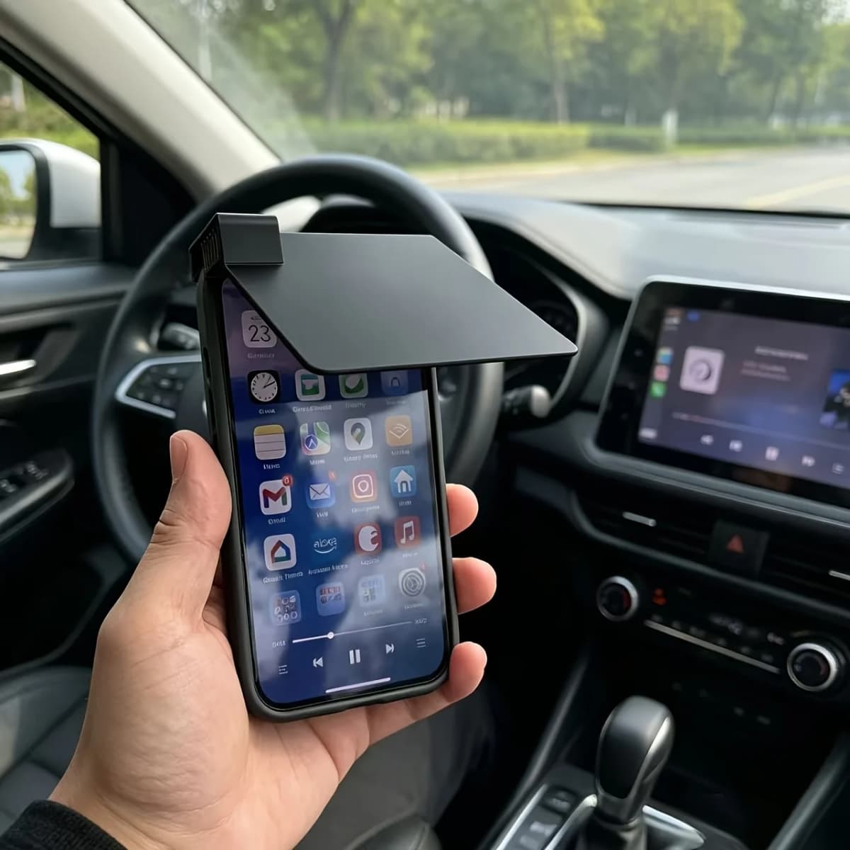 Mobile Phone Sunshade Enhances Screen Visibility in Strong Light. Reduce Sunlight Reflection, Mobile Phone Accessories