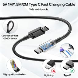 Original Samsung Charger 25W Type C Fast Charge Charger 1M 1.5M 2M Cable Galaxy S26 S25 S24 S23 S22 S21 Z Flip 8 A56 A36 A17 A35