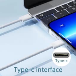 60W PD USB-C to USB C Fast Charger Cable For Apple iPhone 17 Pro Max 16 15 Plus For Samsung S26 Ultra Type C Quick Charging