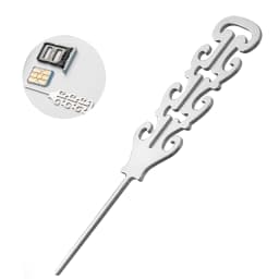 10PCS SIM Card Removal Tool Set, Engraved Stainless Steel SIM Ejector Pins with Lanyard, Universal SIMcard