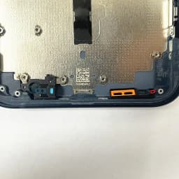 Rear Housing For iPhone 13 13Mini Back Battery Door Rear Glass + Middle Frame Cover ,SIM Tray Side Key Replacement CE Logo