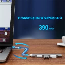 USB HUB Extender 4 Port Splitter Adapter OTG Docking Station For Phone Macbook Pro 13 15 Air PC Laptop Computer Hub