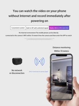 Wireless Camera 4K Surveillance Security Mini Video Cam Night Vision Motion Detect Camcorder Mini Cam Monitor Smart Home NEW