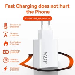 45W For XIAOMI Charger Type C Turbo Charge Fast Charging Charger Redmi Note 15 14 13 12 11 X Pro 10t Poco M7 X7 K40 Pad 6