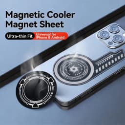 New Cell Phone Cooler Plate Radiator Magnetic Radiating Sticker for Game Cooling Fans Heat Sink For IPhone/Samsung/Xiaomi