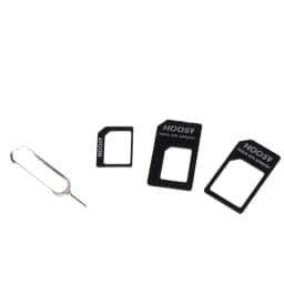 Universal 4 In 1 Micro Nano SIM Card Adapter Micro Sim Convert With Eject Pin Key Mobile Phone SIM Holder Set For Phone Tablet