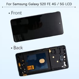 New S20 AMOLED LCD For Samsung Galaxy S20 FE 4G 5G Touch Digitizer Display Assembly Replacement Repair Spare Phone Screen Parts