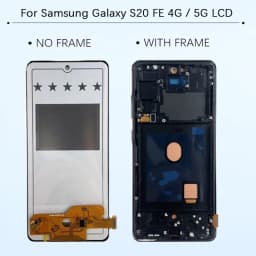 New S20 AMOLED LCD For Samsung Galaxy S20 FE 4G 5G Touch Digitizer Display Assembly Replacement Repair Spare Phone Screen Parts