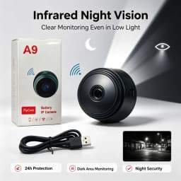 Wireless WiFi Smart Security Camera HD Night Vision Surveillance Cam Motion Detection Monitor For Pet Elderly Baby Household