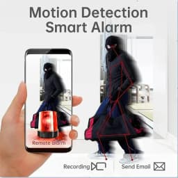 Wireless WiFi Smart Security Camera HD Night Vision Surveillance Cam Motion Detection Monitor For Pet Elderly Baby Household