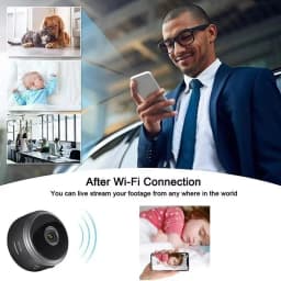Wireless WiFi Smart Security Camera HD Night Vision Surveillance Cam Motion Detection Monitor For Pet Elderly Baby Household