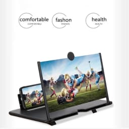 Universal 10/12 inch HD Mobile Phone Screen Amplifier Anti-Blue Light Eye Protection Phone Magnifying Glass for Video Game Movie