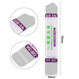 1-6Pcs Metal Flat Soft Blade Crowbar Pry Opener Repair Kit for Mobile Phone Broken Screen Glue Removal Battery Opening Tools
