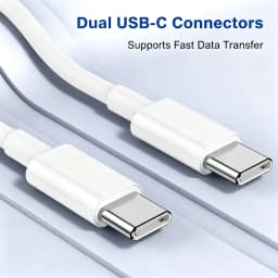 5PCS USB-C 100W Fast Charging Cable For iPhone 15 16 17 Pro Max Samsung S26 Google Moto Xiaomi POCO Honor Dual Type C Data Cable