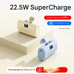 For xiaomi 22.5W Ultra-fast charging 30000mAh Mini Portable Charger USB-C Power bank Universal Compatibility Type-C for iphone