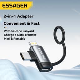 Essager Type C to Lighting  Micro Adapter 3A Fast Charging Type-C Female To Lightning Micro Male Connector For iPhone 14 Huawei