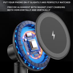 2025 15W Magnetic Wireless Charger Stand Pad For iPhone 16 15 14 13 12 Pro Max Qi2 Fast Charging Station